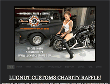 Tablet Screenshot of lugnutcustoms.com